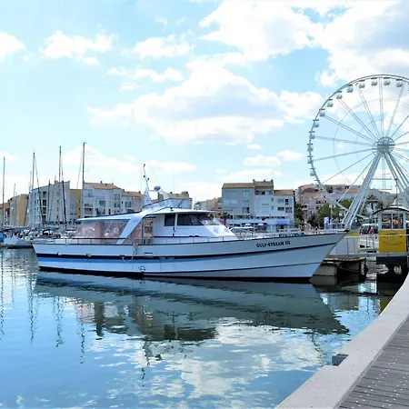 Bel Climatise Avec Terrasse, Piscine Et Garage A 300m De La Plage Du Mole. - Fr-1-249-400 Apartmán Agde
